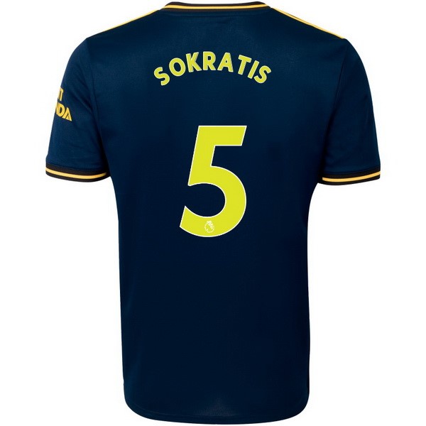 Camiseta Arsenal NO.5 Sokratis 3ª Kit 2019 2020 Azul